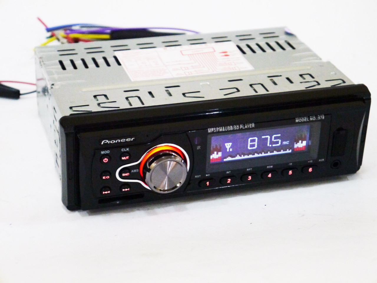 Автомагнітола 578 — MP3 Player, FM, USB, SD, AUX