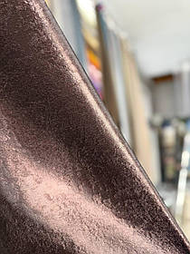 Штора мрамор софт - шоколад.