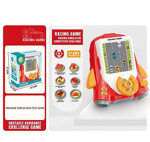 Автотренажер малюкам працює на батарейках та від мережі, USB-кабель, підсвічування, звуки, музика