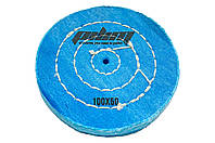 Круг мусліновий Sprut 100мм x 50 шарів синій (П-KM-126108)