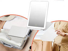 Привело освітлений макіяж дзеркало складаної подорожі дзеркало