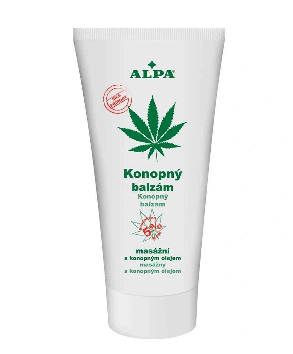 Бальзам при суглобних захворюваннях з коноплею Alpa Konopny 150 мл (5% конопляної олії)