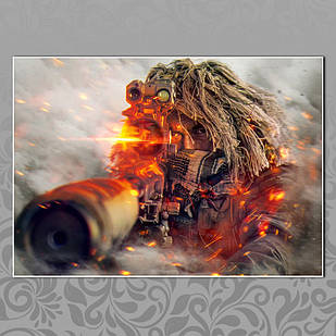 Плакат А4 Battlefield 010