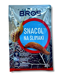 Інсектицид від слимаків Bros (Брос) Польща, 30 г ПЕТ