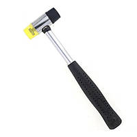 Молоток-киянка з гумово-поліуретановим бойком 370 г металева обгумована ручка SIGMA (4317151)