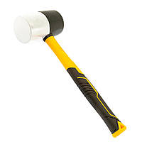 Киянка гумова чорно-біла 450 г фібергласова ручка SIGMA (4317241)