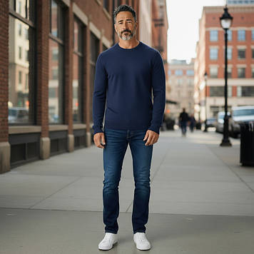 Реглан чоловічий Tony Montana T1001 MARINE 50% бавовна 50% акрил L(Р)