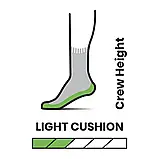 Women's Hike Light Cushion Hoo Who Crew шкарпетки жіночі (Charcoal, M), фото 2