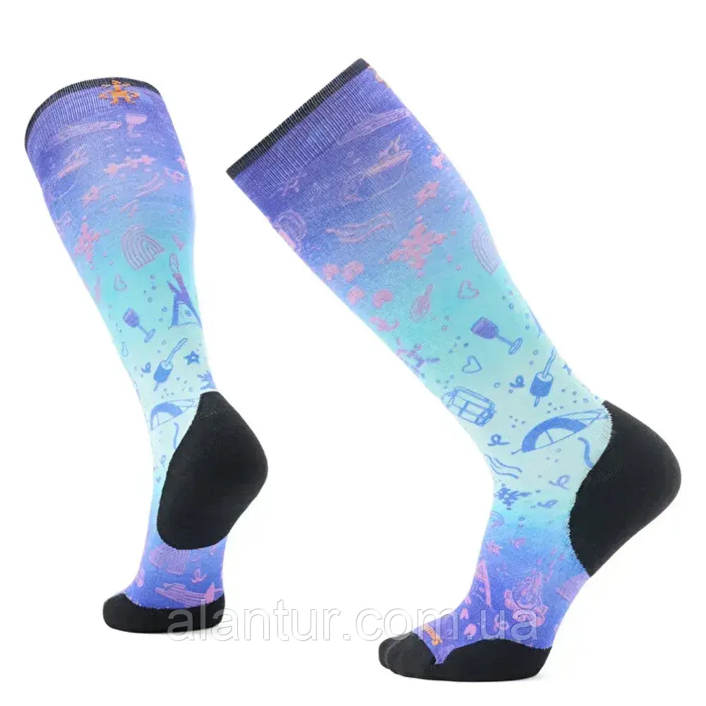 Ski Targeted Cushion Nature Doodles Print OTC шкарпетки чоловічі (Capri, L), фото 1