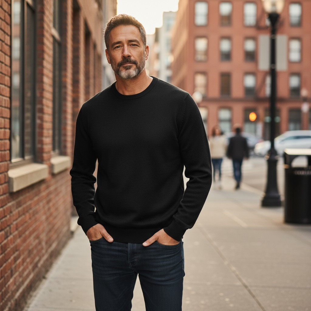 Реглан чоловічий Tony Montana T1001 SIYAH 50% бавовна 50% акрил XXL(Р), фото 1