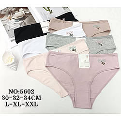 Жіночі котонові труси норма "Закриті" Розмір: 46,48,50 (11398)