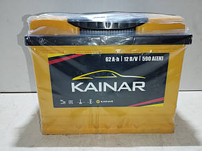 KAINAR Акумулятор 62Ah-12v 590A R (Правий+ Євро)
