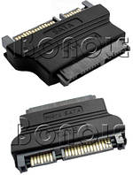 Переходник Micro SATA 7+9 Pin HDD SSD 1.8" в SATA 7+15 Pin