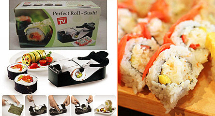 Машинка для приготовления суши Perfect Roll Sushi пищевой пластик - фото 1 - id-p489997006