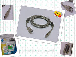 Кабель TT0300-3-3 USB2.0 Aplug/Asocket (AMAF); 3м; 2 фільтрами;