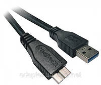 Кабель Viewcon VV 010; USB3.0; AM-Micro B, 1.5 м, чорний