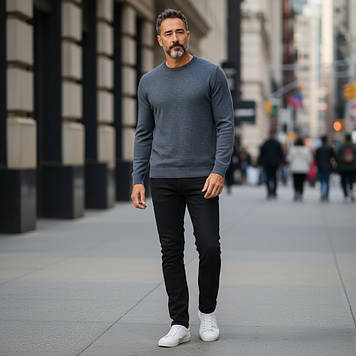 Реглан чоловічий Tony Montana T1001 INDIGOMEL 50% бавовна 50% поліестер L(Р)