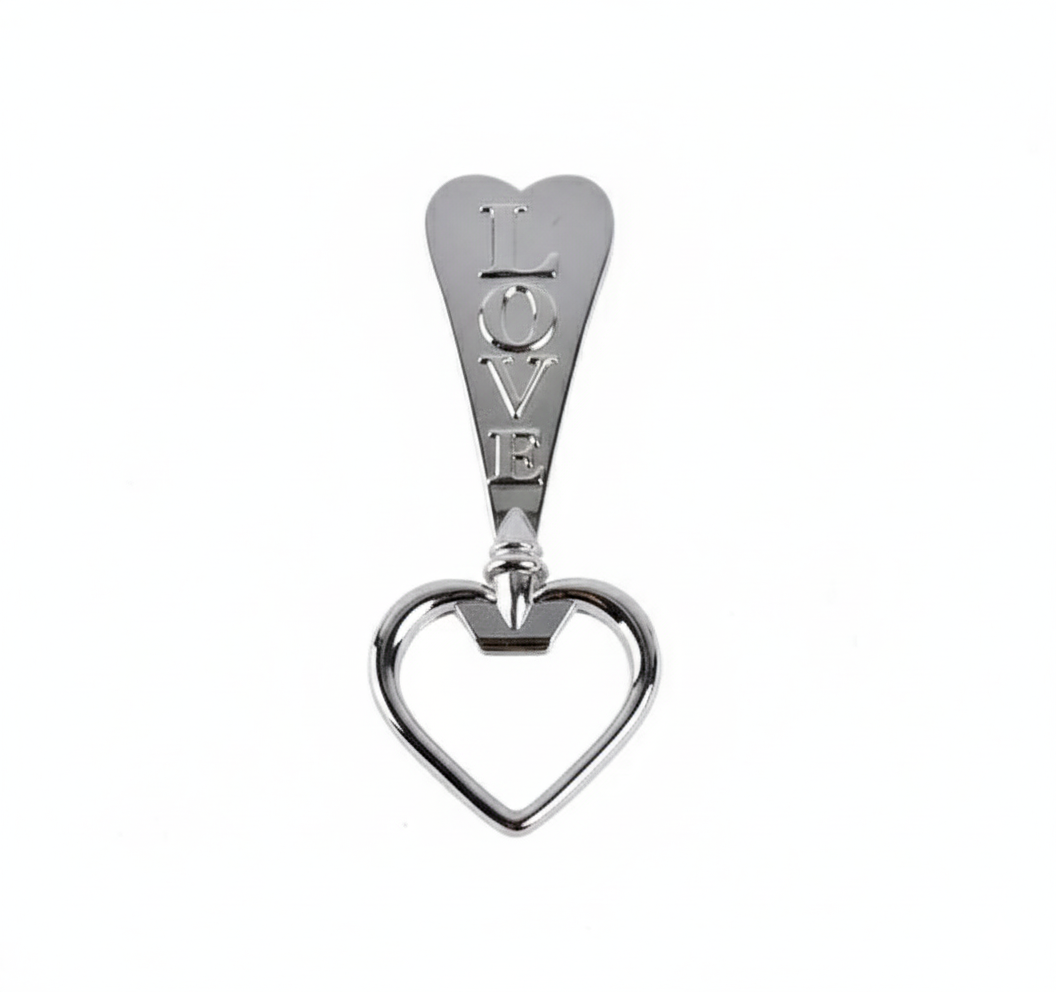 Відкривачка для пляшок Love, металева, фото 1