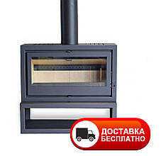 Піч камін Bella Thalia Iskra XL на дровах з великим склом
