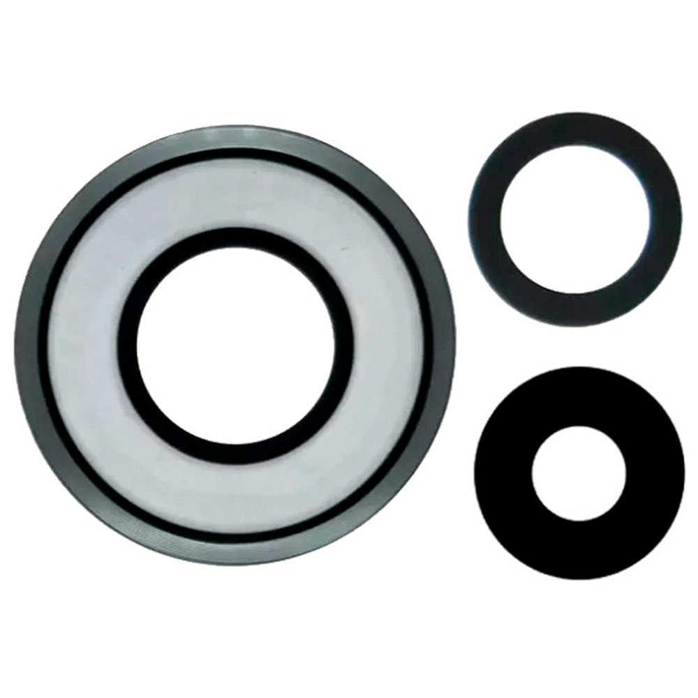 Скло камери Xiaomi 12 Pro (чорне - 3 шт), фото 1