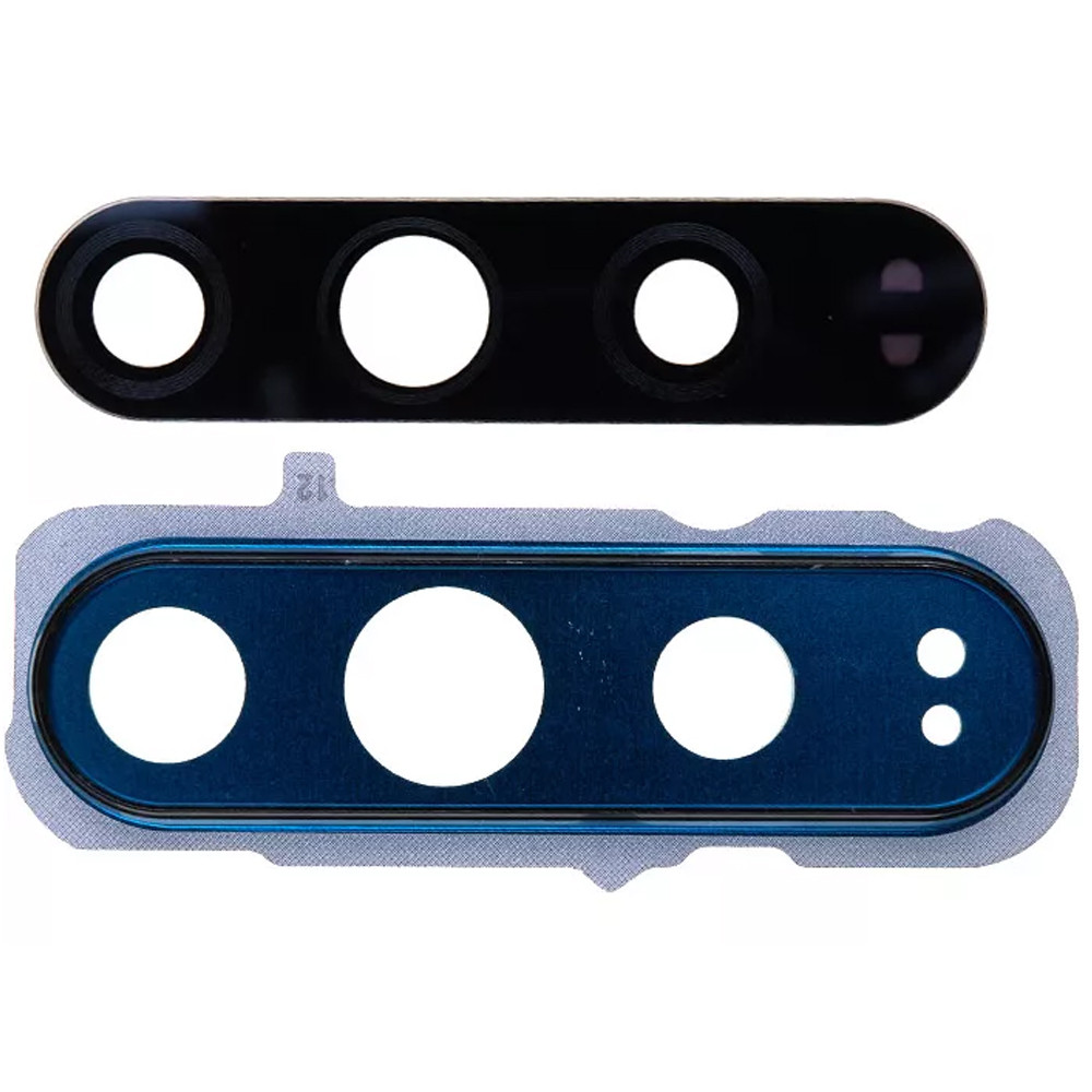 Скло камери Huawei Honor 20 Pro YAL-L41 (з синьою рамкою), фото 1