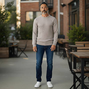 Реглан чоловічий Tony Montana T-1327 A.KAHVEMEL 50% бавовна  50% акрил L(Р)