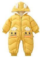 Уютный зимний комбинезон для малышей 74-80 см тепло, комфорт, игра