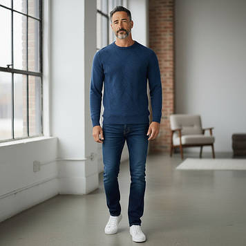 Реглан чоловічий Tony Montana T1301 K.INDIGOMEL 50% бавовна 50% поліестер L(Р)