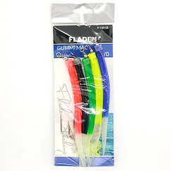 Морський монтаж Fladen Gummi Mac 5p Assorted Glowing 12/0 (17-821-120)