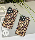 Леопардовий чохол на iPhone 14 pro силиконовий оригінальний, фото 4