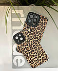 Леопардовий чохол на iPhone 14 pro силиконовий оригінальний, фото 2