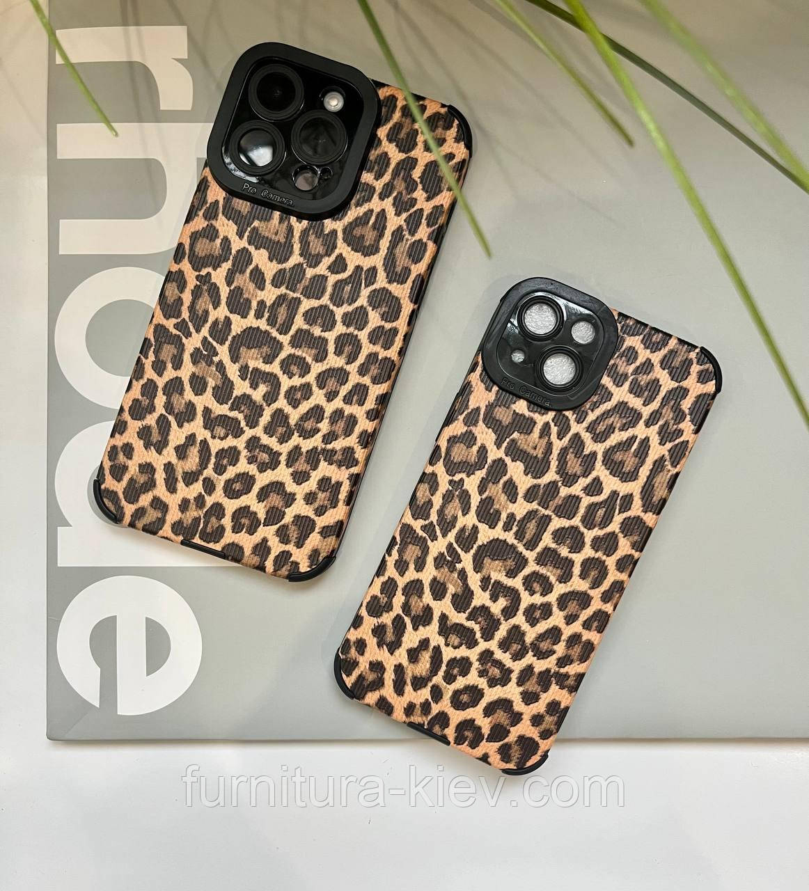 Чохол з леопардовим принтом на 14 pro max оригінальний, фото 1