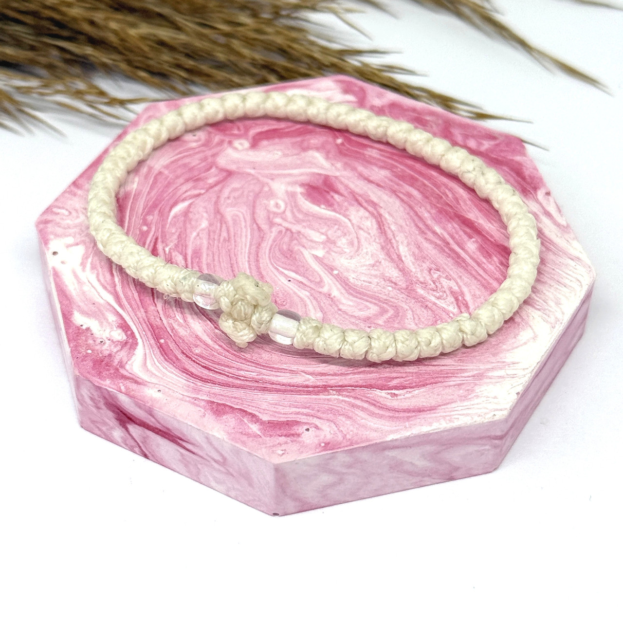 Браслет-комбоскіні білого кольору (Афон), фото 1