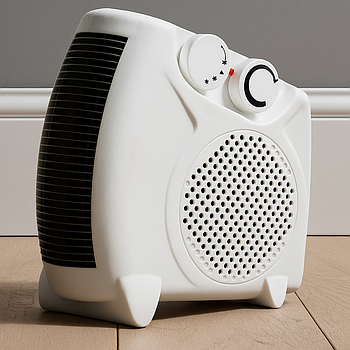 Тепловентилятор 2000 Вт, RAF 1183, Білий / Портативний обігрівач дуйчик / Електрообігрівач