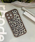 Чохол протиударний леопардовий принт на iPhone 15 pro max, фото 4
