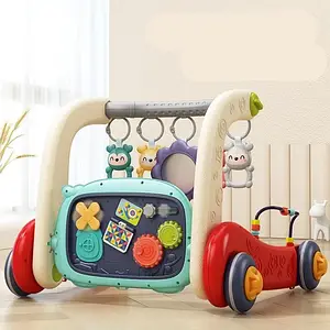 Ходунки музичні розвивальні Bizibord 3в1" Ігровий килимок, підсвітка, панель навчання