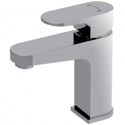 Змішувач для умивальника Cersanit VIGO здонним клапаном CLICK-CLACK S951-146, фото 1