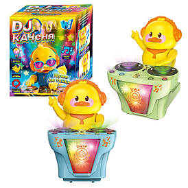 Каченя-діджей 51161 "WToys", 2 кольори, пісні, підсвічування, рухи, танцює, їздить