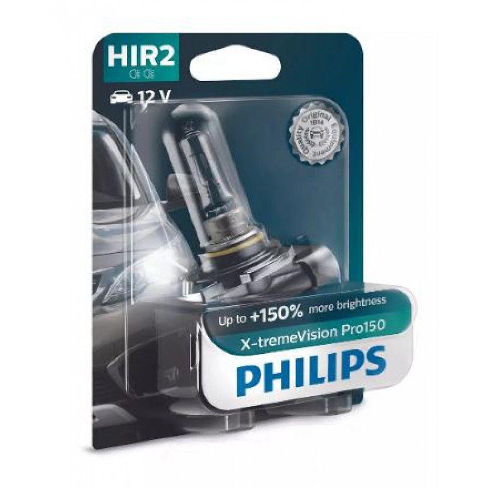 Лампа галогенна Philips HIR2 X-tremeVision Pro150 +150% 55W 12V B1 9012XVPB1