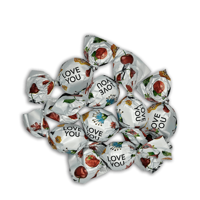 Цукерка «Фрукфета» у шоколаді Кокос Love me, 500 г, фото 1