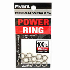 Кільця заводні Varivas 11 OW Power Rings 45kg 6.5 mm 10pcs (РБ-729105)