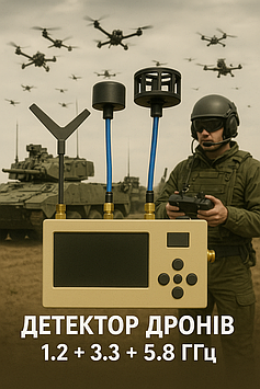 Антидрон пристрій для виявлення FPV-сигналів — детектор відеопередавачів, захист території