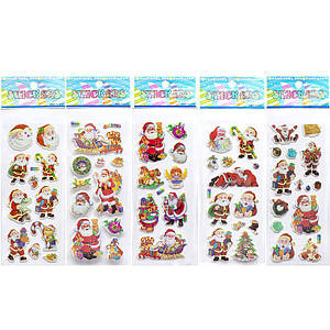 Наклейка "Новий рік JF", прозора, 7.5*21 см. (13-60)