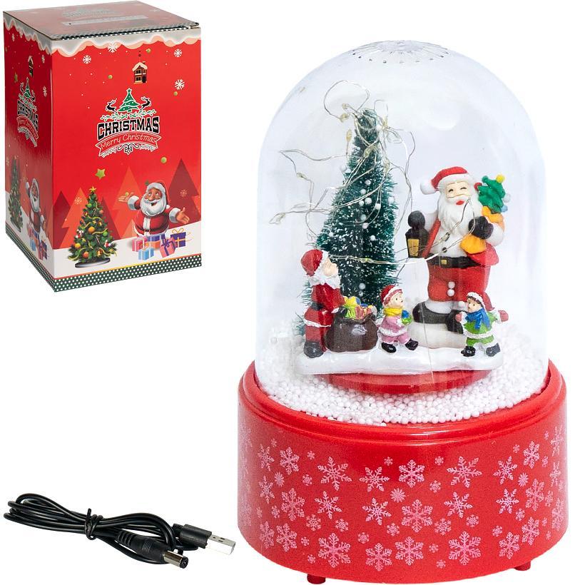 Куля-мітель "Новий рік", 100 мм, асортимент (ZY-1423USB), фото 1