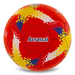 М'яч футбольний Арсенал Ballonstar Arsenal 0047-835 розмір No5 Red-Yellow-Blue