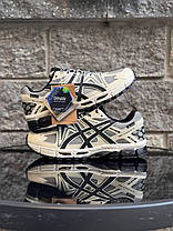 Термо Asics Gel Kahana 8 Beige Black Gore-Tex Асікс Кахана 8 бежеві горе тех шкіра єврозима утеплені, фото 5