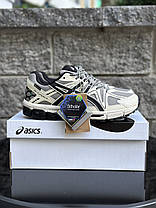Термо Asics Gel Kahana 8 Beige Black Gore-Tex Асікс Кахана 8 бежеві горе тех шкіра єврозима утеплені, фото 3