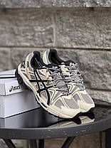 Термо Asics Gel Kahana 8 Beige Black Gore-Tex Асікс Кахана 8 бежеві горе тех шкіра єврозима утеплені, фото 4