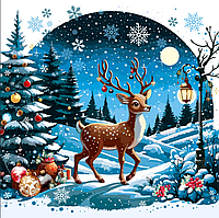 Серветка ТМ "Luxy" 33х33, 3 шари, 18 шт., "У казковому лісі"