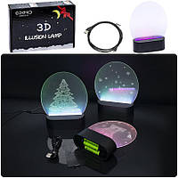 Нічник новорічний "Новий рік" 3D, асортимент (RH-1)